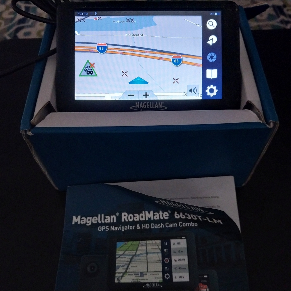 COPY - Megellan Road Mate 6630t.gps and dash camera